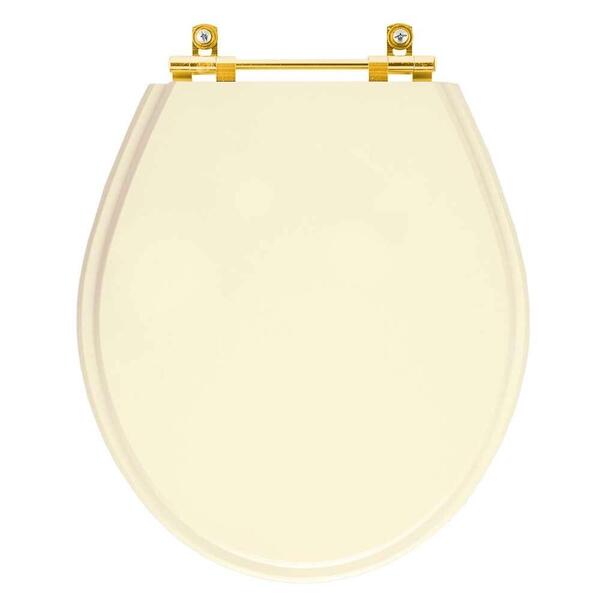 Tampa De Vaso Poliéster Carina Bone Para Bacia Ideal Standard