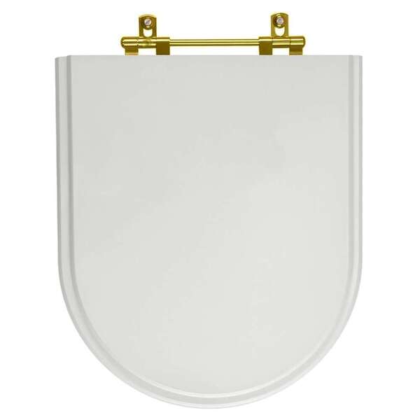 Tampa De Vaso Poliester Carrara Cinza Real Para Bacia Deca Co