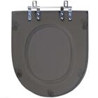 Tampa De Vaso Poliéster Carrara Fumê Translúcido Para Louça D