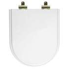 Tampa De Vaso Poliéster Com Amortecedor Carrara Branco Para B