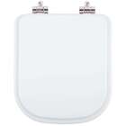 Tampa De Vaso Poliester Com Amortecedor Gap Branco Para Bacia