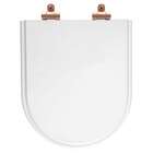 Tampa De Vaso Poliéster Com Amortecedor Link/lk Branco Para B