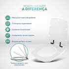 Tampa De Vaso Poliéster Com Fechamento Lento Boss Onix (preto