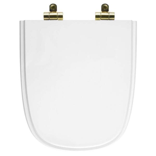 Tampa De Vaso Poliéster Com Fechamento Lento Ibiza Branco Par