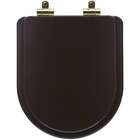 Tampa De Vaso Poliéster Com Fechamento Lento Nuova Marrom Fos