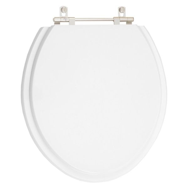 Tampa De Vaso Poliester Convencional Oval Universal Branco Leroy