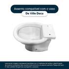 Tampa De Vaso Poliéster De Ville Branco Para Bacia Deca
