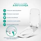 Tampa De Vaso Poliéster Decorada Borboleta Tivoli Branco Para