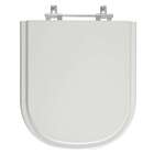 Tampa De Vaso Poliester Etna Cinza Claro Para Bacia Icasa