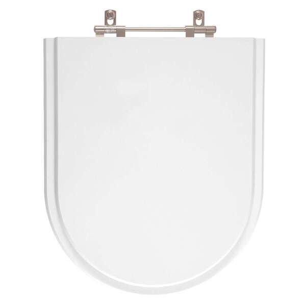 Tampa De Vaso Poliéster Firenze Branco Para Bacia Icasa