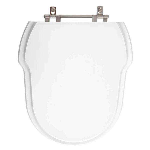 Tampa De Vaso Poliéster Hampton Branco Para Bacia Incepa