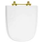 Tampa De Vaso Poliester Ibiza Branco Para Bacia Incepa Com Fe