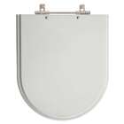 Tampa De Vaso Poliester Oxford Cinza Claro Para Bacia Deca