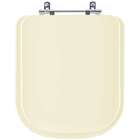 Tampa De Vaso Poliester Quadra Bege Creme Para Bacia Deca