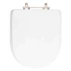 Tampa De Vaso Poliéster Sig Bergamin Branco Para Bacia Celite