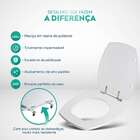 Tampa De Vaso Poliester Thema Bege Claro Para Bacia Incepa