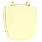 Tampa De Vaso Poliéster Versato Marfim Para Bacia Celite Com