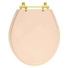 Tampa De Vaso Ravena Rosa Floral Para Bacia Deca Com Ferragem