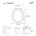 Tampa De Vaso Sabara Preto Para Bacia Icasa