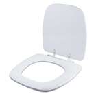 Tampa De Vaso Sanitário Almofadada Fit Branco Bacia Celite