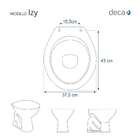 Tampa De Vaso Sanitario Almofadada Izy Branco Para Bacia Deca