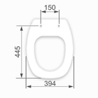 Tampa De Vaso Sanitário Almofadado Thema Para Incepa Branco