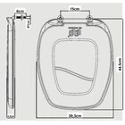 Tampa De Vaso Sanitário Almofadado Thema Para Incepa Preto