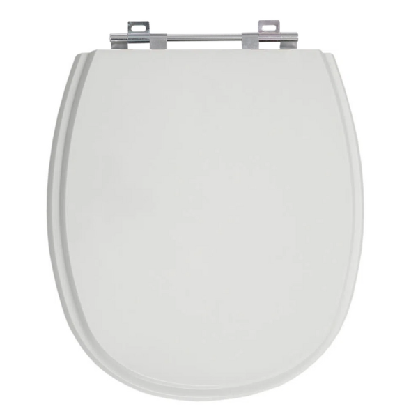 Tampa De Vaso Sanitário Aspen Laqueado Cinza Claro Deca