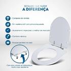 Tampa De Vaso Sanitário Atena Branco Para Vaso Hervy