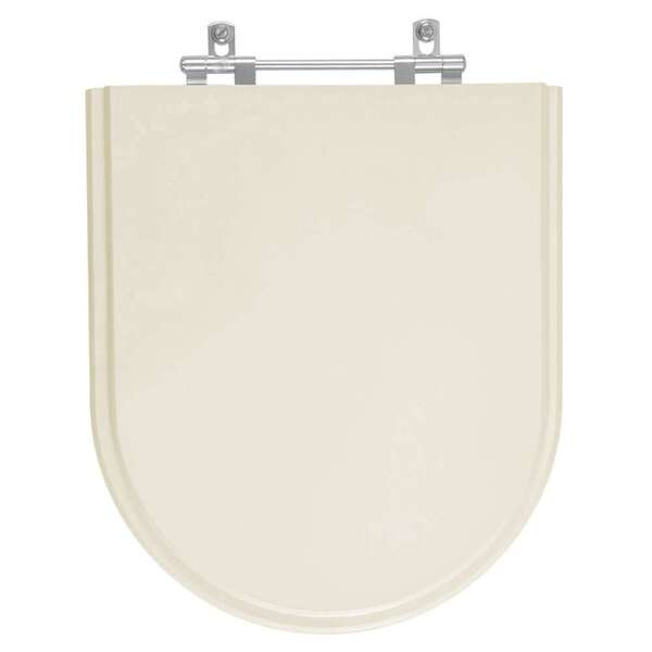 Tampa De Vaso Sanitário Carrara Creme Bege Claro Para Bacia D
