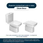 Tampa De Vaso Sanitario Clean Branco Gelo Para Bacia Deca
