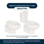 Tampa De Vaso Sanitário Com Amortecedor Alpinia Marfim (bege)