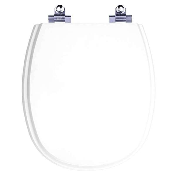 Tampa De Vaso Sanitario Com Amortecedor Aspen Branco Para Bac