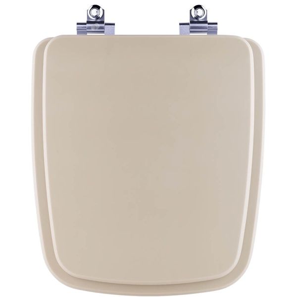 Tampa De Vaso Sanitario Com Amortecedor Boss Champagne Bege Fosco