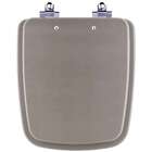 Tampa De Vaso Sanitario Com Amortecedor Boss Gris Cinza Fosco