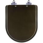 Tampa De Vaso Sanitário Com Amortecedor Carrara Marrom Degrad