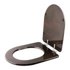 Tampa De Vaso Sanitário Com Amortecedor Carrara Marrom Degrad