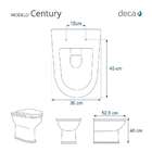 Tampa De Vaso Sanitário Com Amortecedor Century Branco Para B