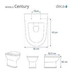 Tampa De Vaso Sanitário Com Amortecedor Century Creme (bege)