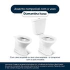 Tampa De Vaso Sanitário Com Amortecedor Diamantina Areia (beg