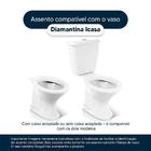 Tampa De Vaso Sanitário Com Amortecedor Diamantina Palha (beg