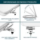 Tampa De Vaso Sanitario Com Amortecedor Hampton Preto Para Ba