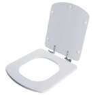 Tampa De Vaso Sanitário Com Amortecedor Lirio Branco Para Bac