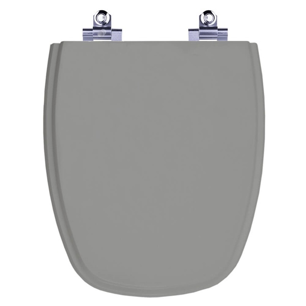 Tampa De Vaso Sanitário Com Amortecedor Monte Carlo Cinza Vip