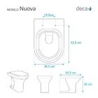 Tampa De Vaso Sanitário Com Amortecedor Nuova Creme (bege) Pa