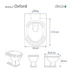 Tampa De Vaso Sanitário Com Amortecedor Oxford Creme (bege) P