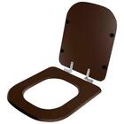 Tampa De Vaso Sanitário Com Amortecedor Piano Marrom Fosco Pa