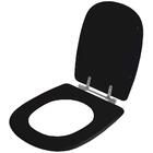 Tampa De Vaso Sanitário Donna Preto Para Bacia Santamarina