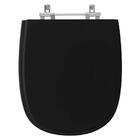 Tampa De Vaso Sanitário Donna Preto Para Louça Santamarina