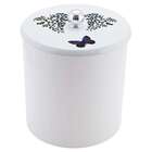 Tampa De Vaso Sanitário E Lixeira Decorado Borboleta Azul